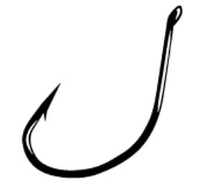 Gamakatsu Drop Shot Hook (Black) Bobber Bargain