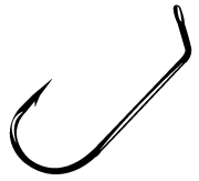 Gamakatsu Flat Eye Jig Hook (60, 4/0, 100ct) Bobber Bargain