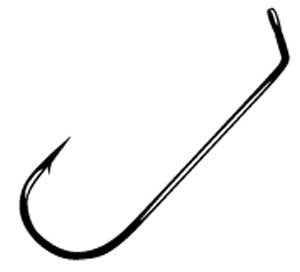 Gamakatsu Flat Eye Jig Hook (60, Round Bend, Lite Wire, 25ct) Bobber Bargain