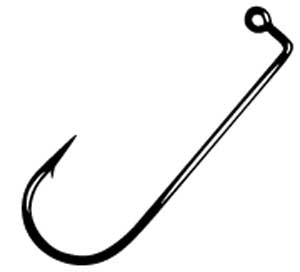 Gamakatsu Jig Hook (90, Round Bend, Heavy, 25pk) Bobber Bargain