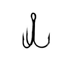 Gamakatsu Treble Hook (EWG, Black, 10ct) Bobber Bargain