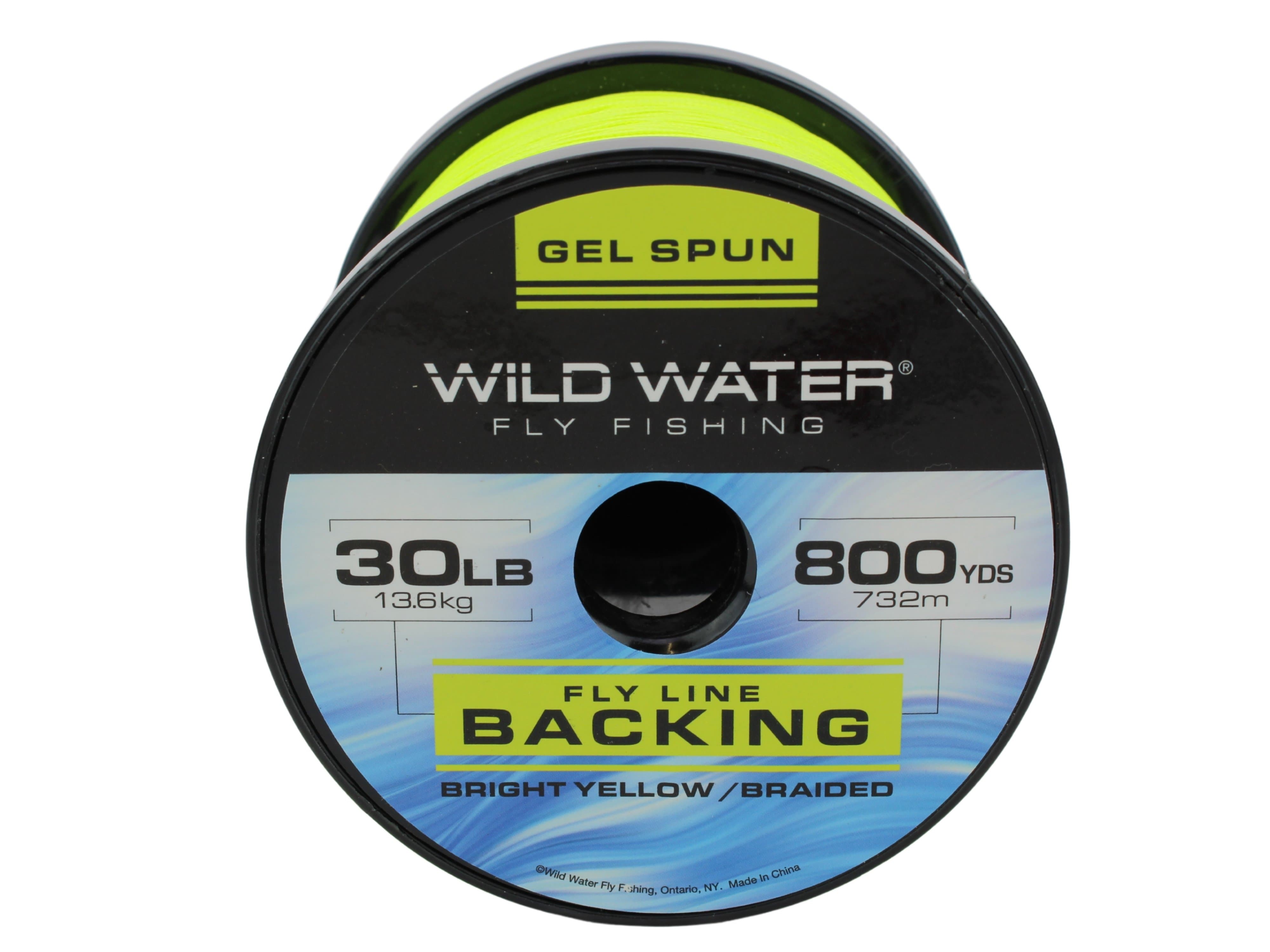 Hilo de Gel Spun para Bobina, 30# | 800 yardas | Amarillo Brillante | Pesca con Mosca en Aguas Bravas