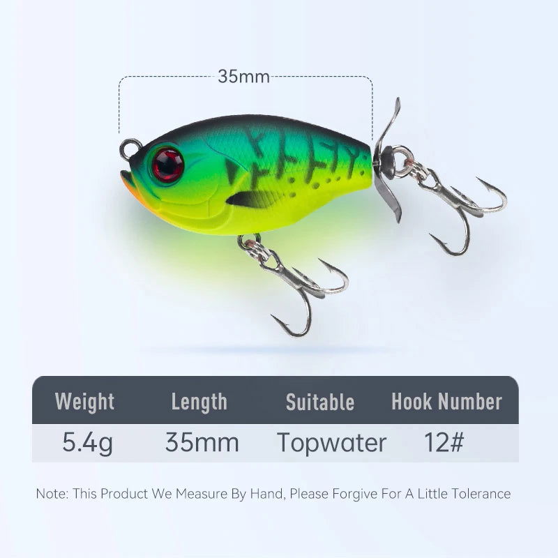 GoldPop Micro Whopper Plopper Bobber Bargain