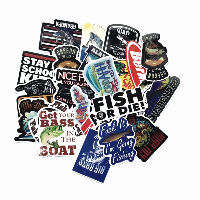 Gone Fishin' Sticker Pack Bobber Bargain