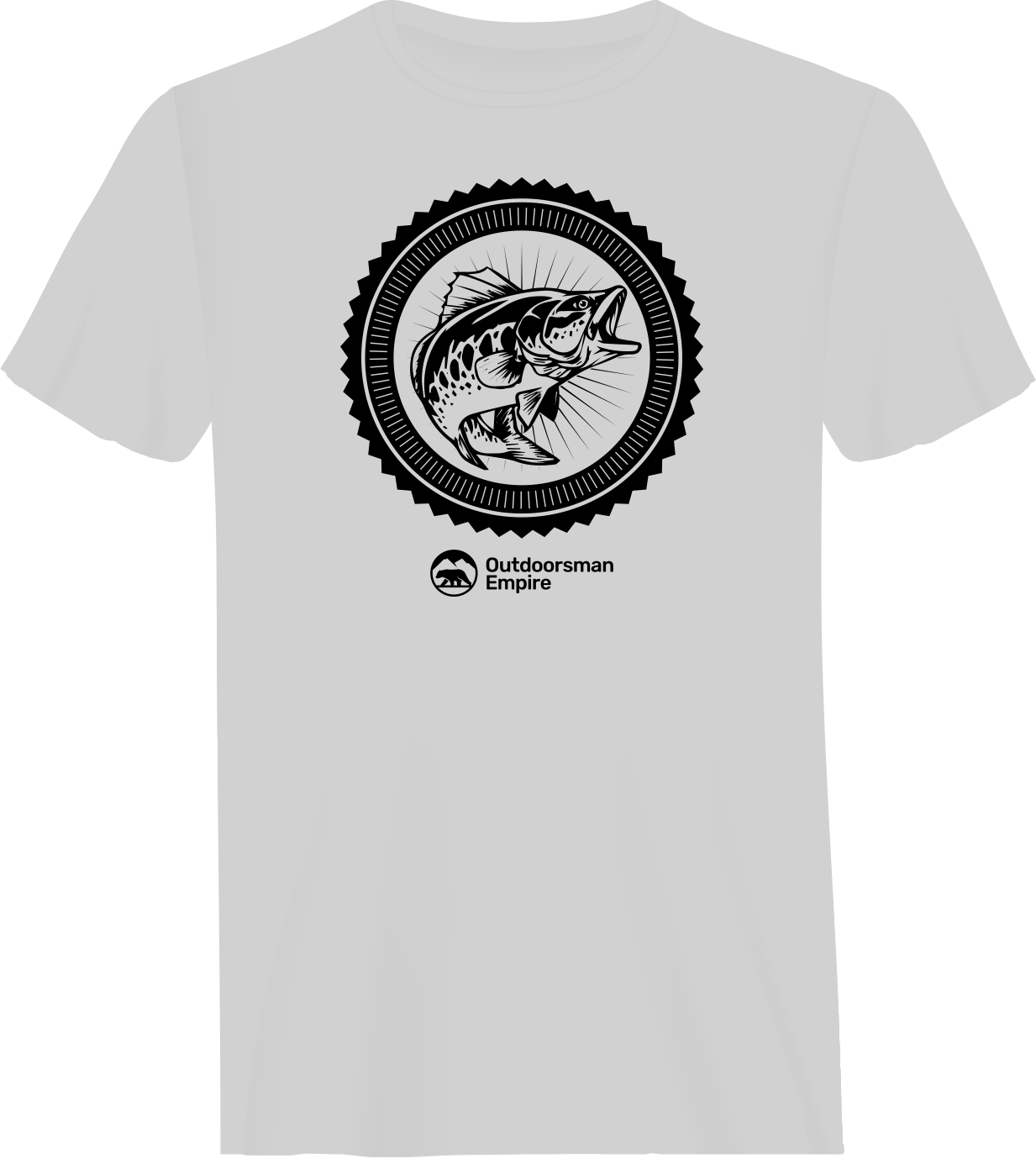 Camiseta vintage de pesca para hombre
