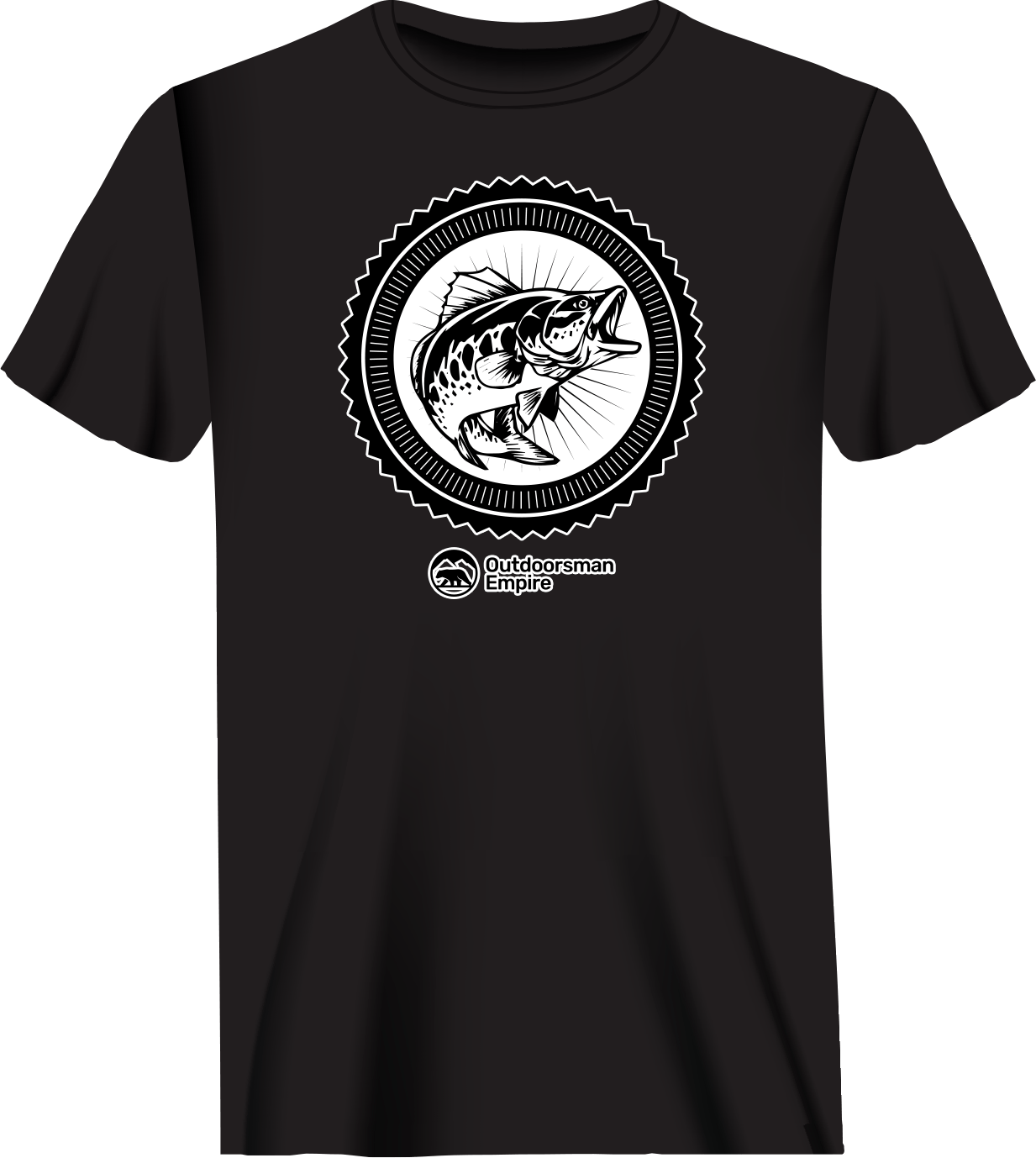 Camiseta vintage de pesca para hombre