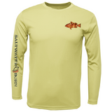 Grouper on Chest Long Sleeve UPF 50+ Dry-Fit Shirt