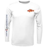 Grouper on Chest Long Sleeve UPF 50+ Dry-Fit Shirt