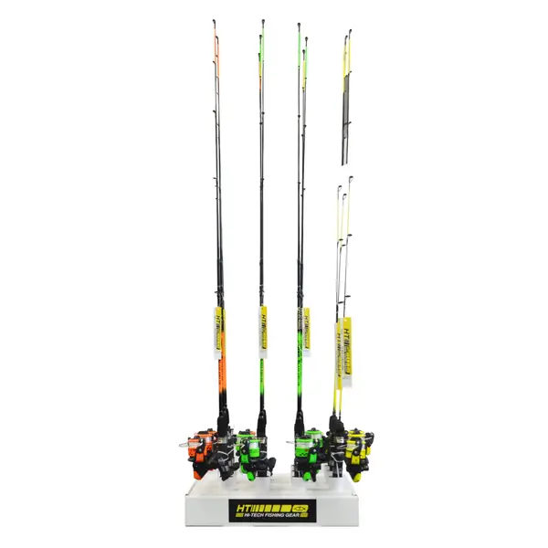 HT Blaze Pro DX Neon Spincast & Spinning Combo (12 Pack) Bobber Bargain