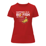 Happiness Is A Big Fish T-Shirt for Women