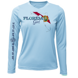Lat/Long Stuart Florida Girl Long Sleeve UPF 50+ Dry-Fit Shirt