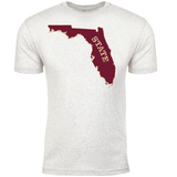 Key West, FL Garnet and Gold Soft Tee