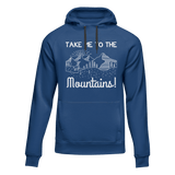 Sudadera con capucha polar para adultos "Senderismo Llévame a las montañas"