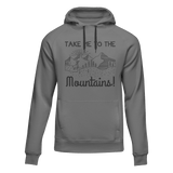 Sudadera con capucha polar para adultos "Senderismo Llévame a las montañas"