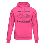 Sudadera con capucha polar para adultos "Senderismo Llévame a las montañas"