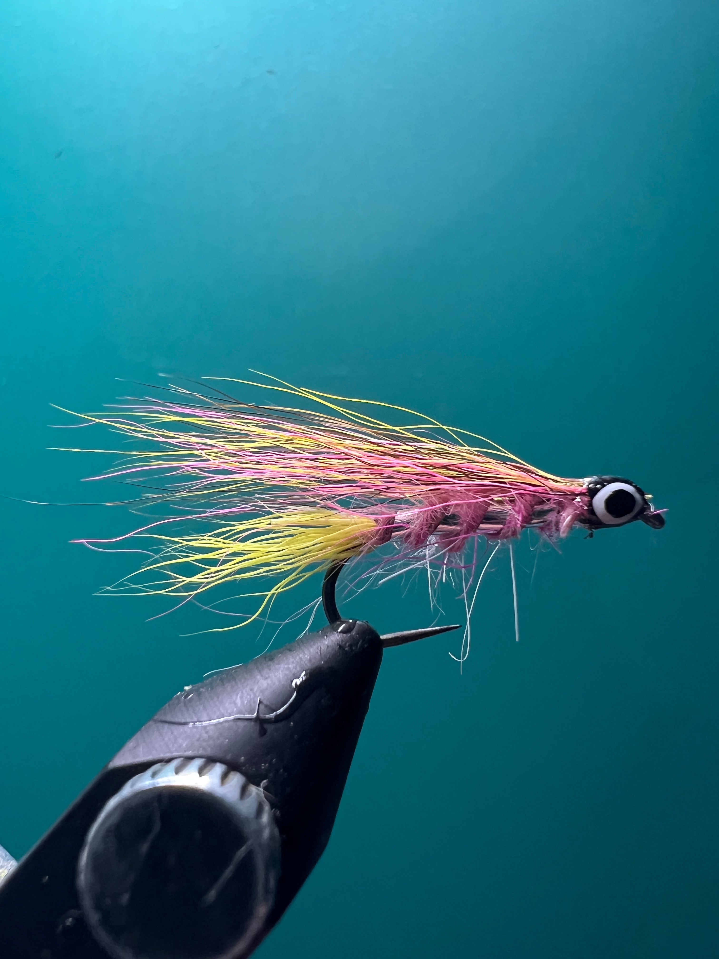 Streamer en poil de chevreuil - Arc-en-ciel