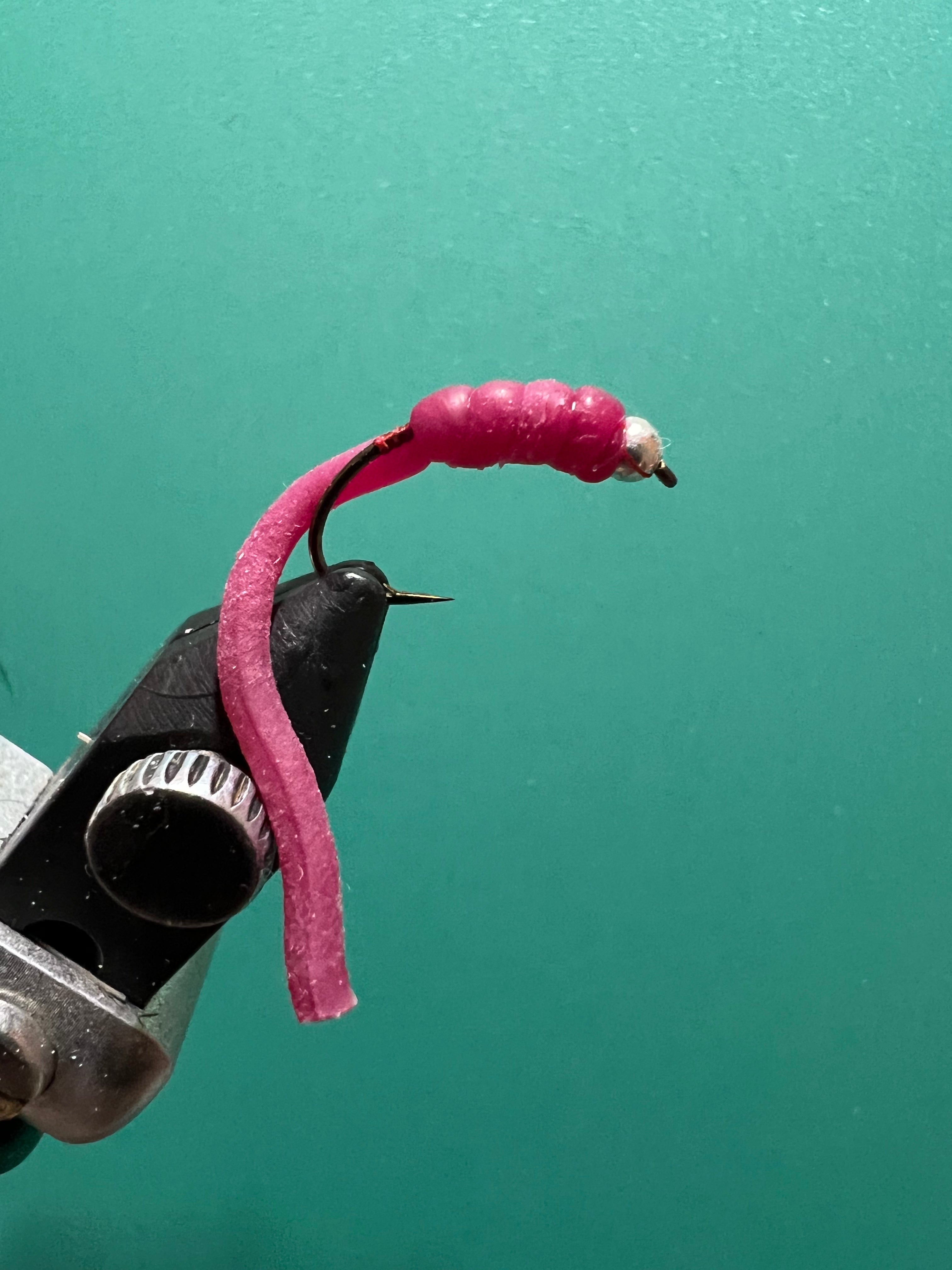 Squiminator - Ver de vase courbé rouge