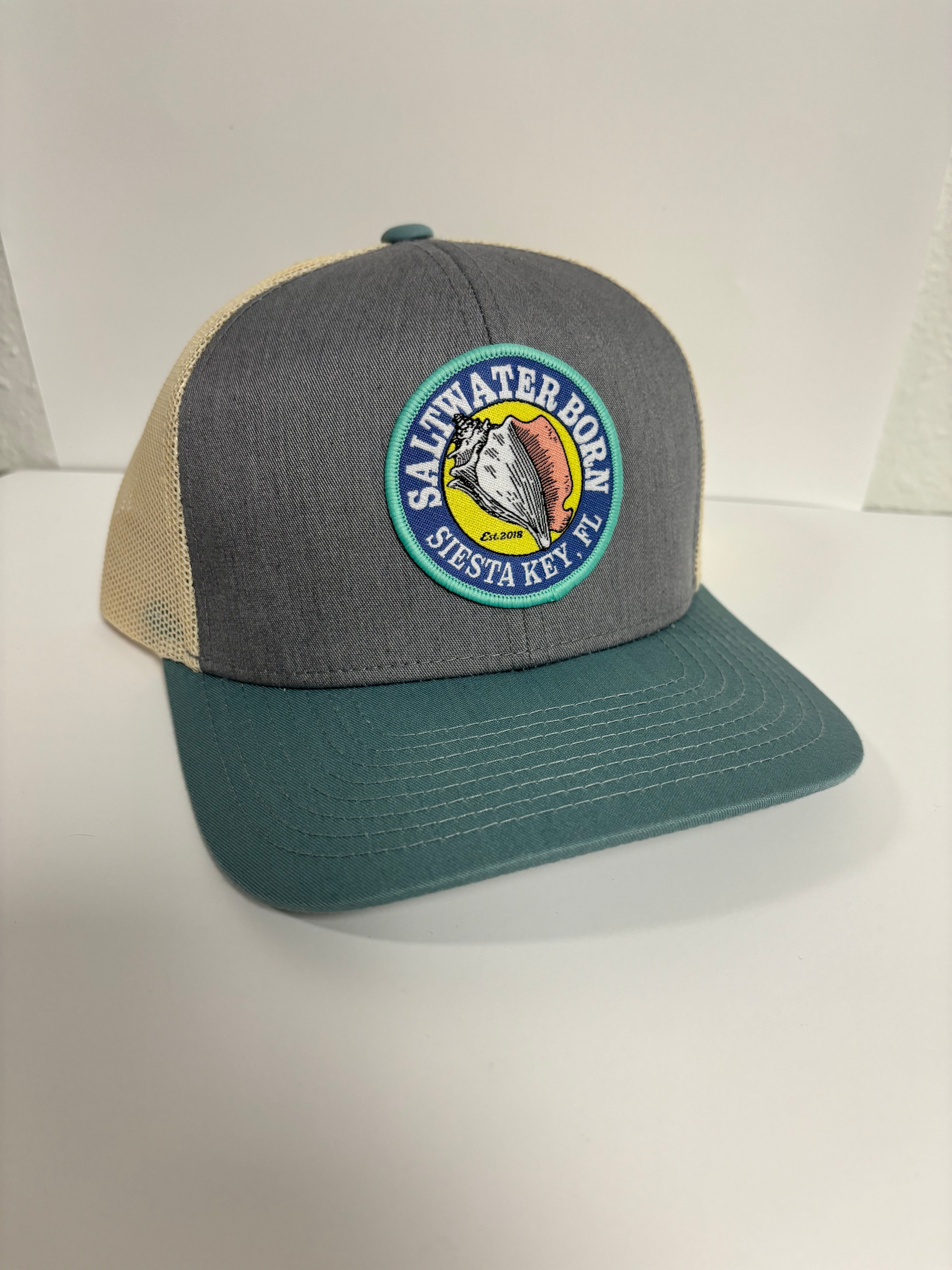 Siesta Key, FL Structured Mesh Trucker Hat