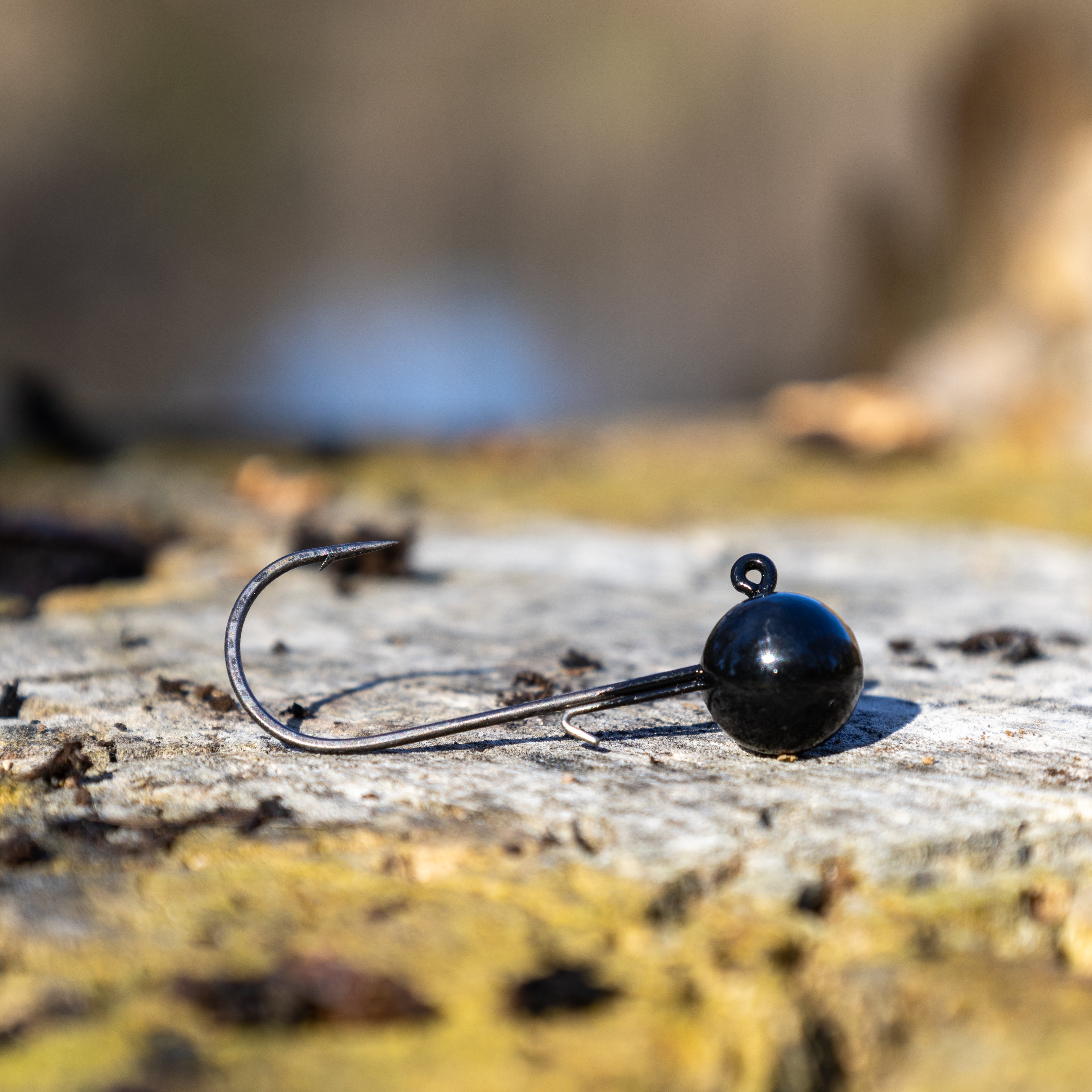 Jigs de bola de plomo Reaction Tackle (paquete de 10): Cabezas plomadas redondas premium para plásticos blandos - Nuevos