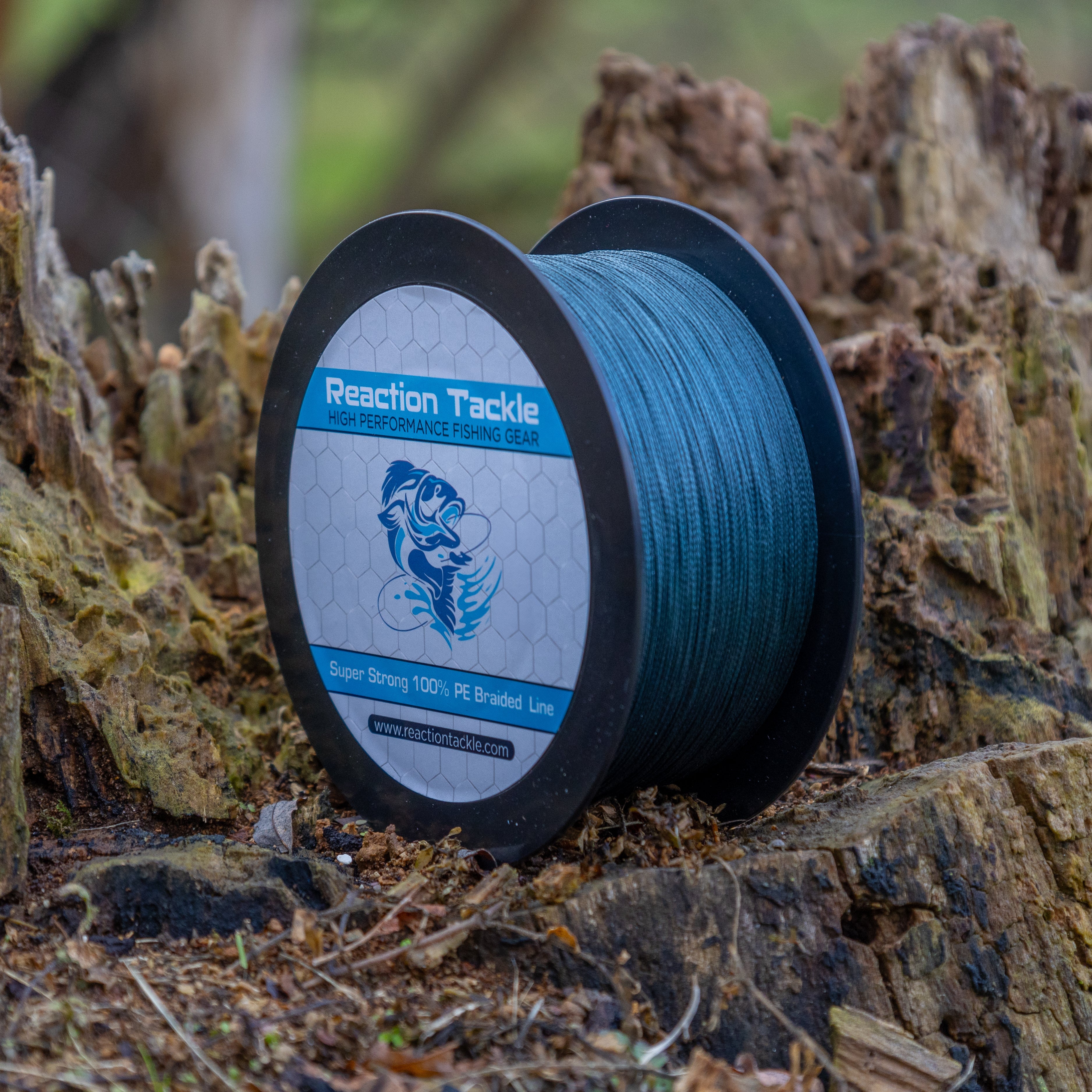 Línea de pesca trenzada Reaction Tackle - Gris de baja visibilidad