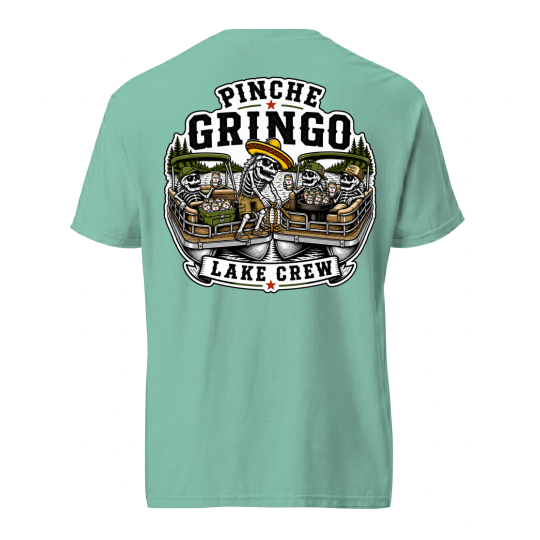 Pinche Gringo Lake Crew Floating party Shirt