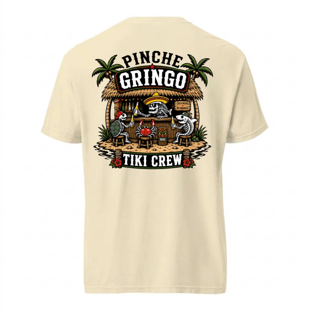 Pinche Gringo Tiki Crew Shirt