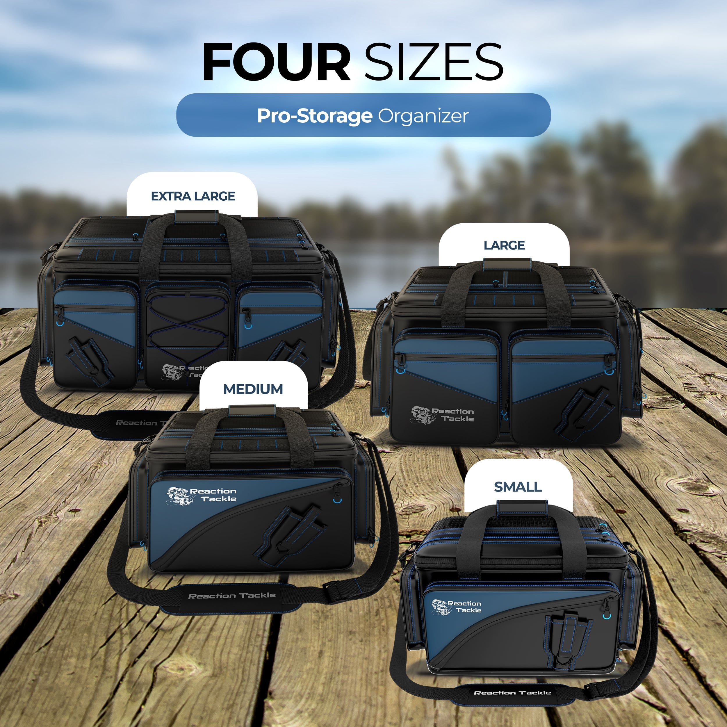 Bolsas para aparejos de pesca Reaction Tackle