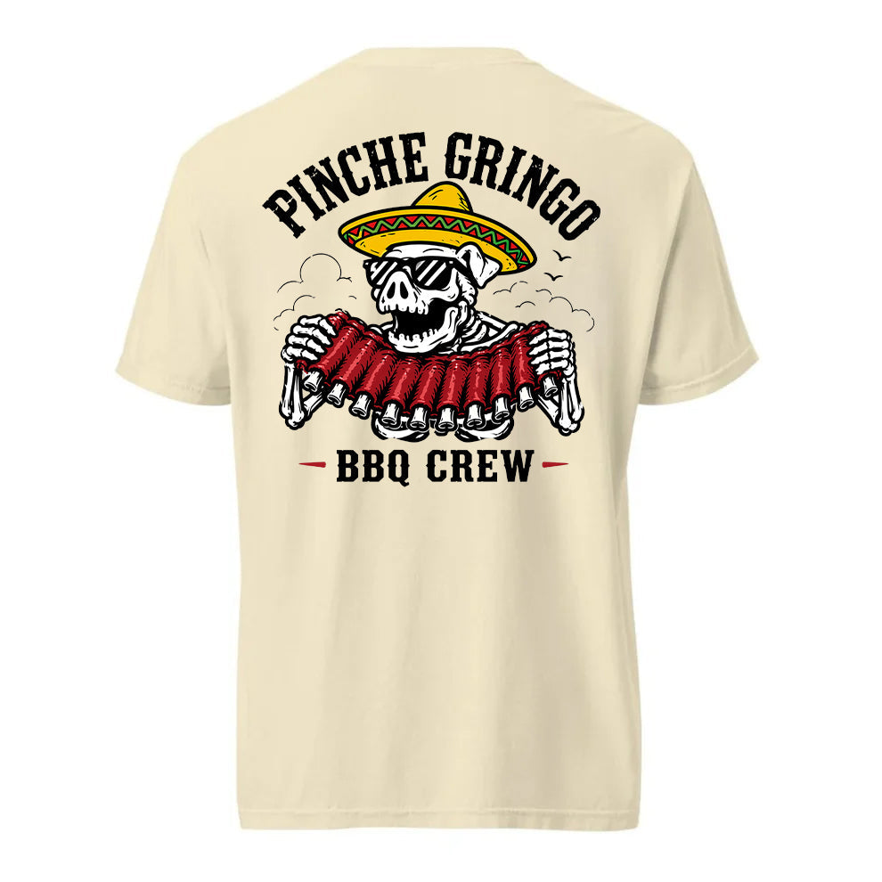 Pinche Gringo BBQ Crew Rib Feast Shirt