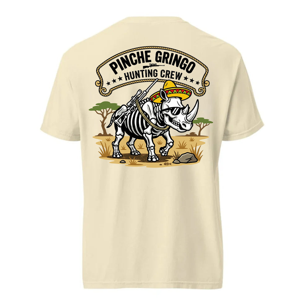 Pinche Gringo Hunting Crew Rhino Shirt