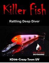 NEW JUNE 2025 - Killer Fish - Rattling DEEP Diver UV