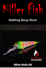 NEW JUNE 2025 - Killer Fish - Rattling DEEP Diver UV