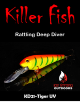 NEW JUNE 2025 - Killer Fish - Rattling DEEP Diver UV