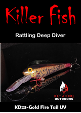 NEW JUNE 2025 - Killer Fish - Rattling DEEP Diver UV