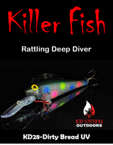 NEW JUNE 2025 - Killer Fish - Rattling DEEP Diver UV