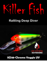 NEW JUNE 2025 - Killer Fish - Rattling DEEP Diver UV