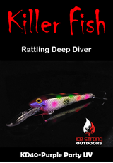 NEW JUNE 2025 - Killer Fish - Rattling DEEP Diver UV