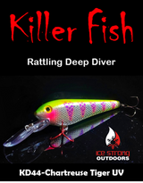 NEW JUNE 2025 - Killer Fish - Rattling DEEP Diver UV