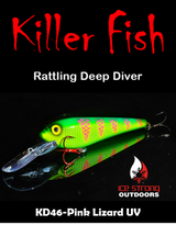 NEW JUNE 2025 - Killer Fish - Rattling DEEP Diver UV