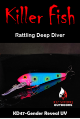 NEW JUNE 2025 - Killer Fish - Rattling DEEP Diver UV