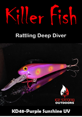 NEW JUNE 2025 - Killer Fish - Rattling DEEP Diver UV