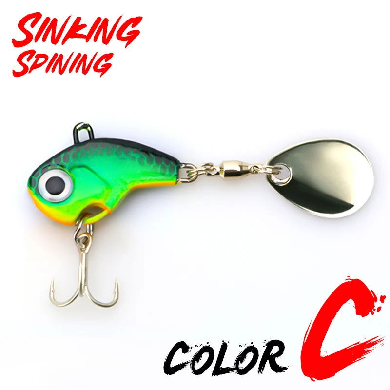 KMER V4 Metal Spinner VIB Lures Bobber Bargain