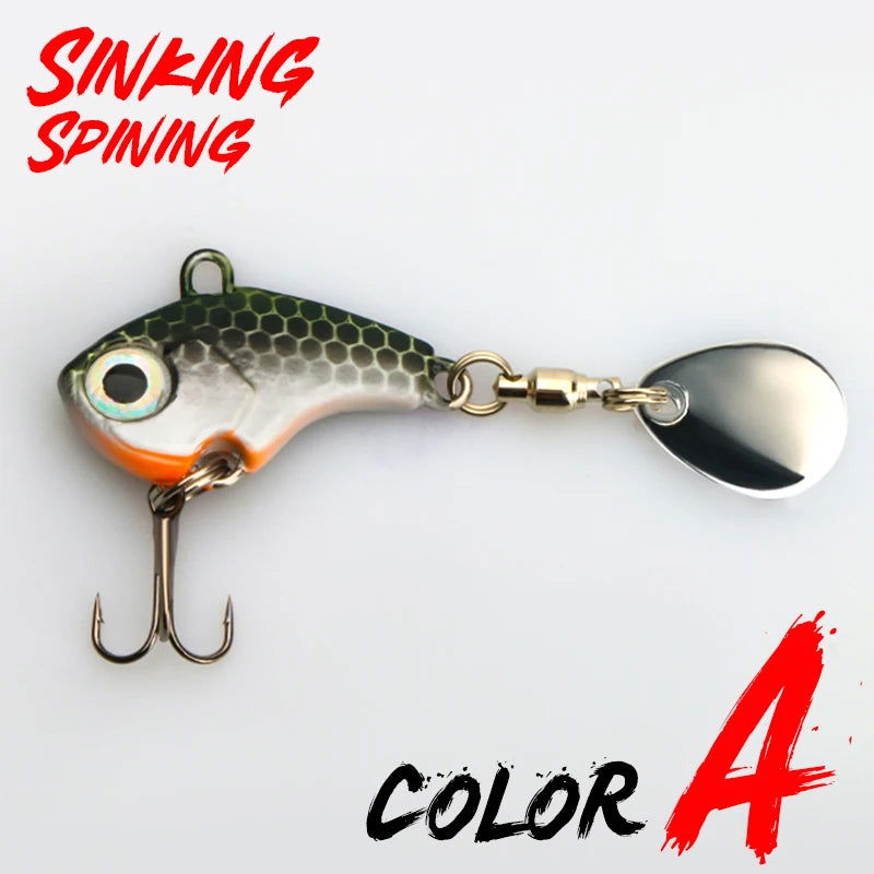 KMER V4 Metal Spinner VIB Lures Bobber Bargain