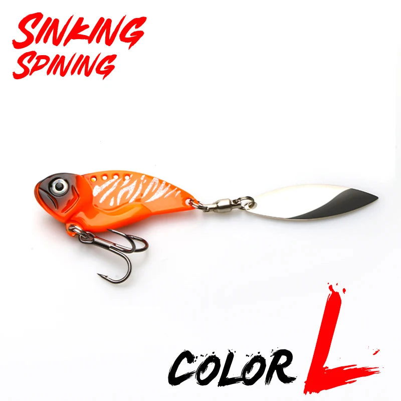 KMER V4 Metal Spinner VIB Lures Bobber Bargain