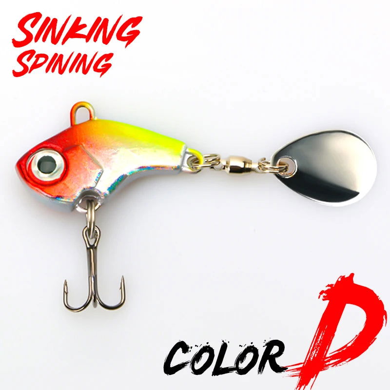 KMER V4 Metal Spinner VIB Lures Bobber Bargain