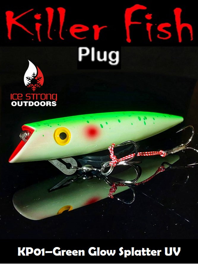 NEW JUNE 2025 - Killer Fish - Rattling TROLLING PLUG UV