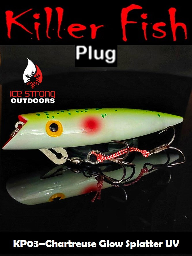 NEW JUNE 2025 - Killer Fish - Rattling TROLLING PLUG UV