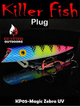 NEW JUNE 2025 - Killer Fish - Rattling TROLLING PLUG UV