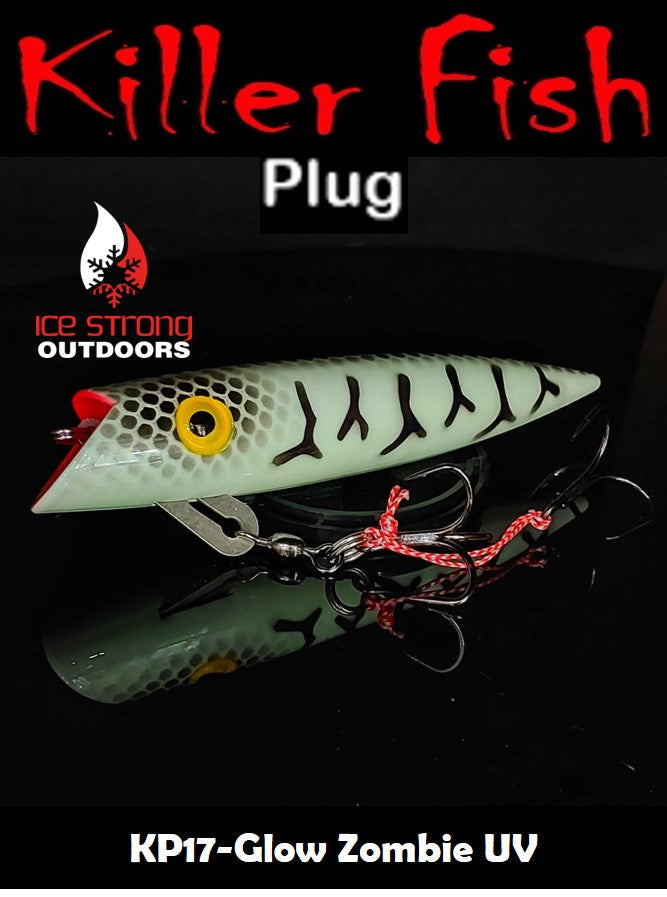 NEW JUNE 2025 - Killer Fish - Rattling TROLLING PLUG UV