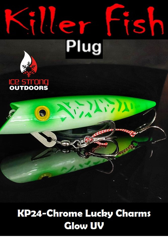 NEW JUNE 2025 - Killer Fish - Rattling TROLLING PLUG UV