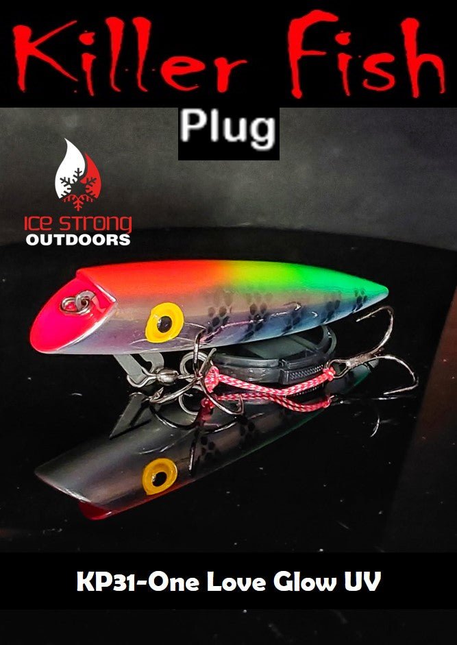 NEW JUNE 2025 - Killer Fish - Rattling TROLLING PLUG UV